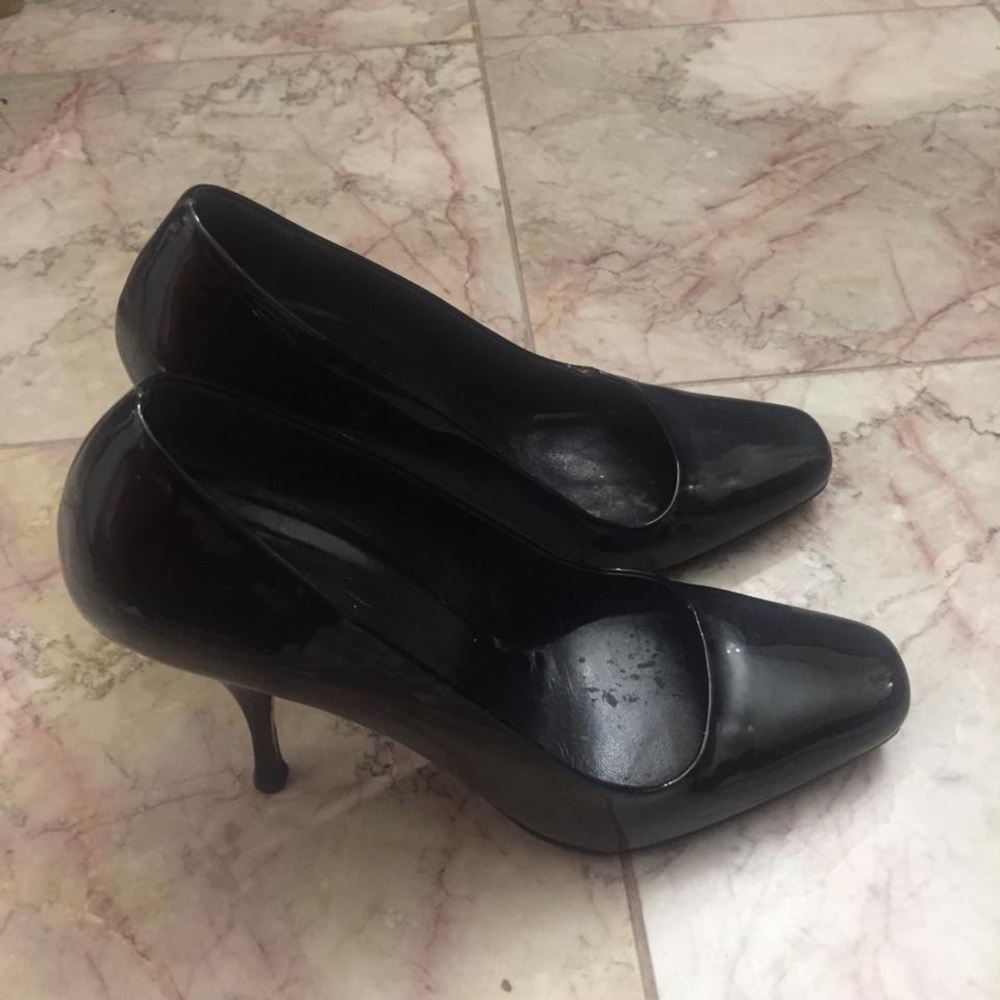 Prada Women’s Black Patent Heels